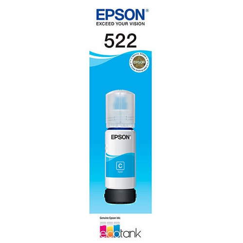 Epson T522 Cyan EcoTank Bottle